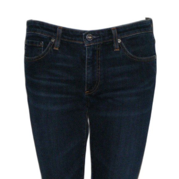 AG Jeans, 28, Premier, Dark Blue Wash, Mid/Low Rise Zipper fly, Skinny Straight - Picture 5 of 12